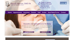 Desktop Screenshot of battendental.com